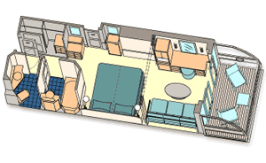 Deluxe Stateroom with Verandah