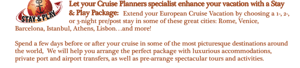 Let your Jeryl Tuten Specialist Enhance your vacation with a Stay and Play Package!